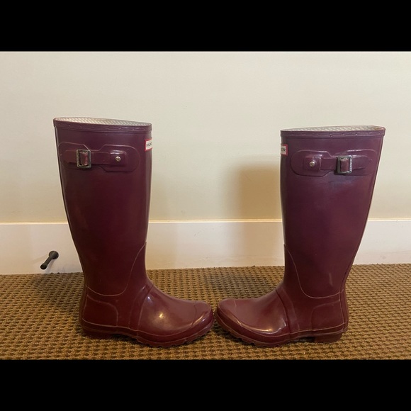 Hunted Original Tall Glossy rain boots - Picture 4 of 4